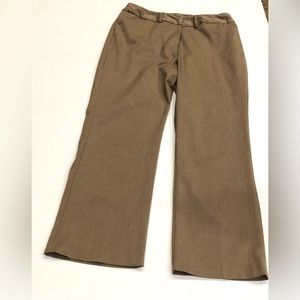 Nine & Co By Nine West Ladie's Tan / Light Brown Pants Size 14